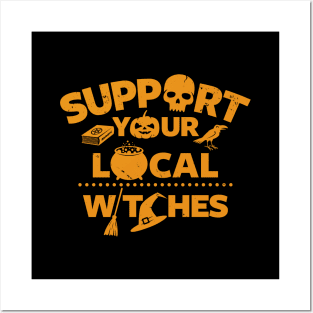 Funny Original Witch Wicca Spooky Halloween Witches Slogan Posters and Art